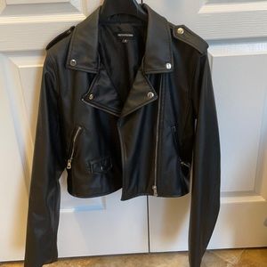 PLT faux leather jacket